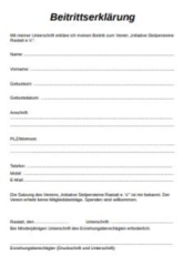 Beitrittserklärung Stolpersteine-Rastatt